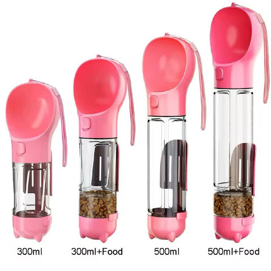 Paws & Claws™Water Bottle with Bowl for Cats and Dogs